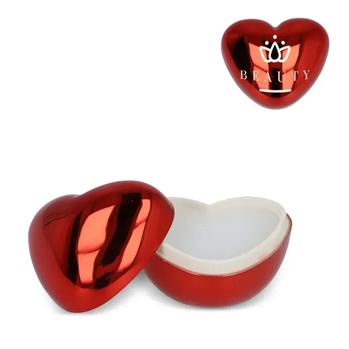 Metallic Heart Shape lipbalm - LT90487 (gadzety reklamowe)